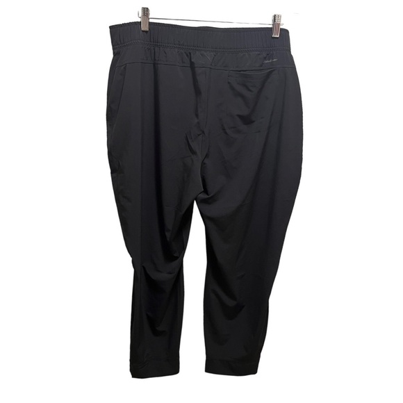 Eddie Bauer Black Lightweight Nylon Joggers Size XL - Picture 2 of 11